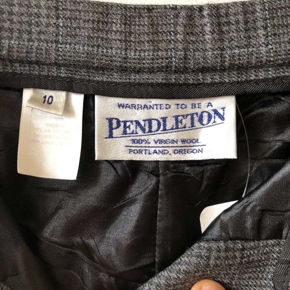 Pendleton Plaid High Rise Pant - Picture 6 of 8